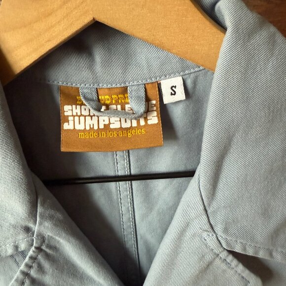 Big Bud Press Short Sleeve Jumpsuit Baby Blue - Picture 10 of 10